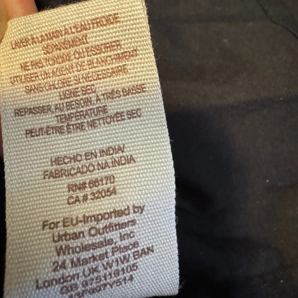 Free People Whimsygoth Mini Dress Women's Small Black Lace Sheer Boho Witchy - Picture 9 of 12